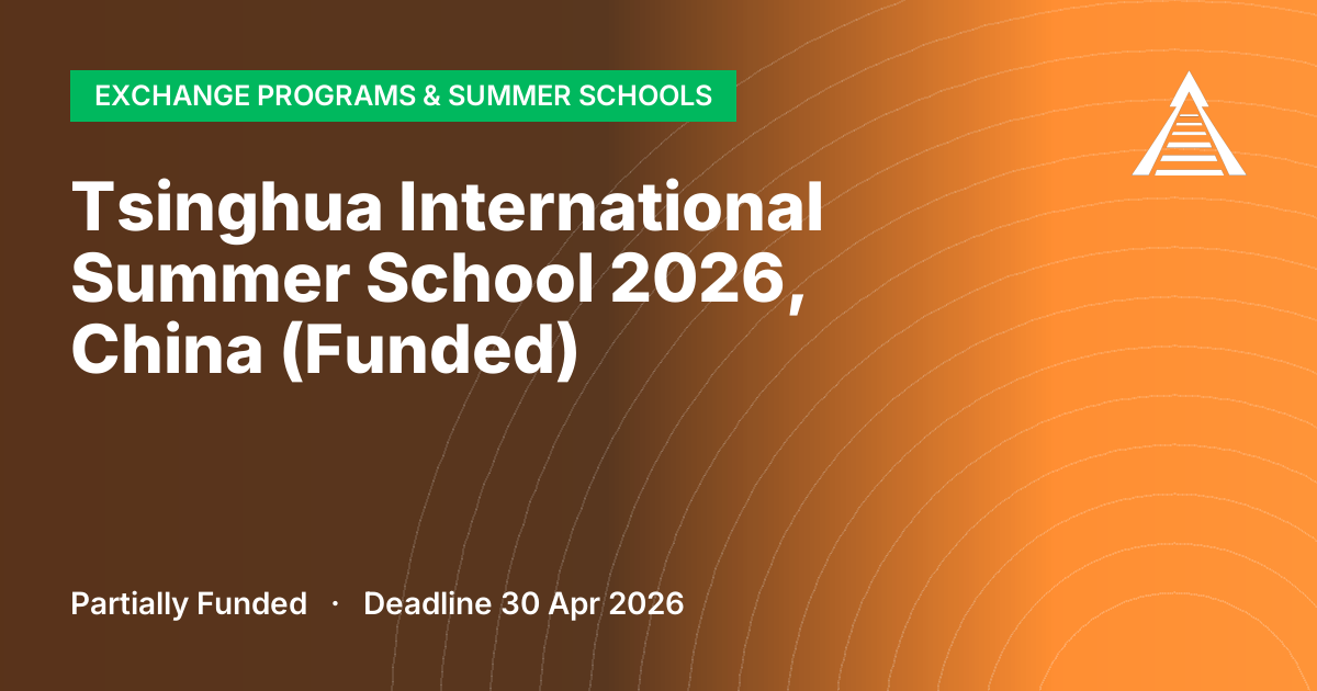 Tsinghua International Summer School 2026, China (Funded)