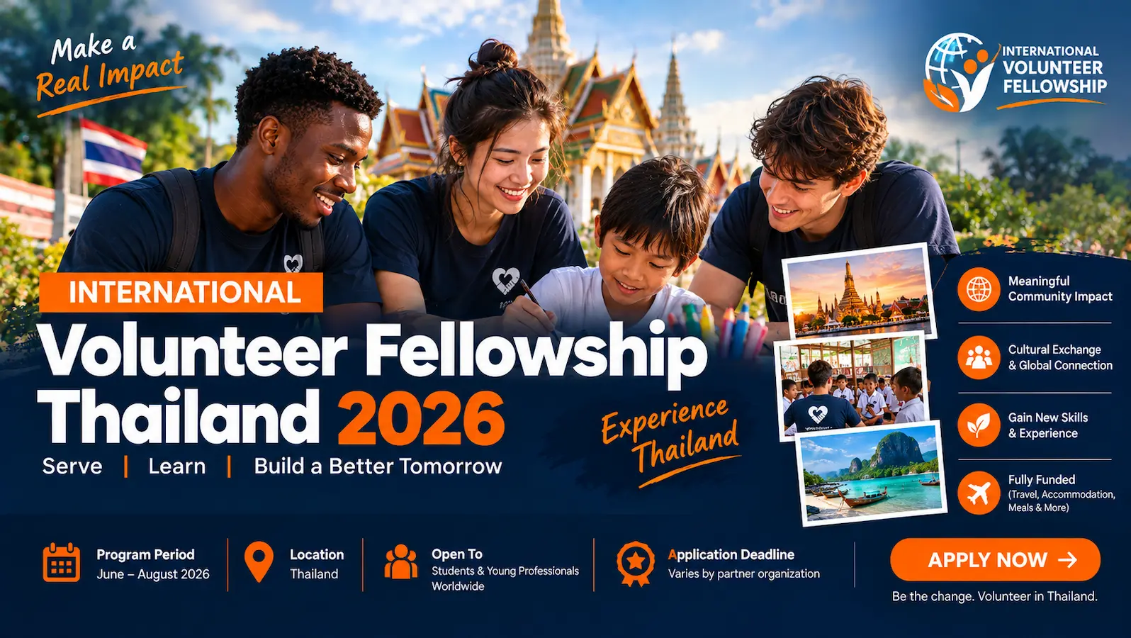 nternational Volunteer Fellowship Thailand 2026